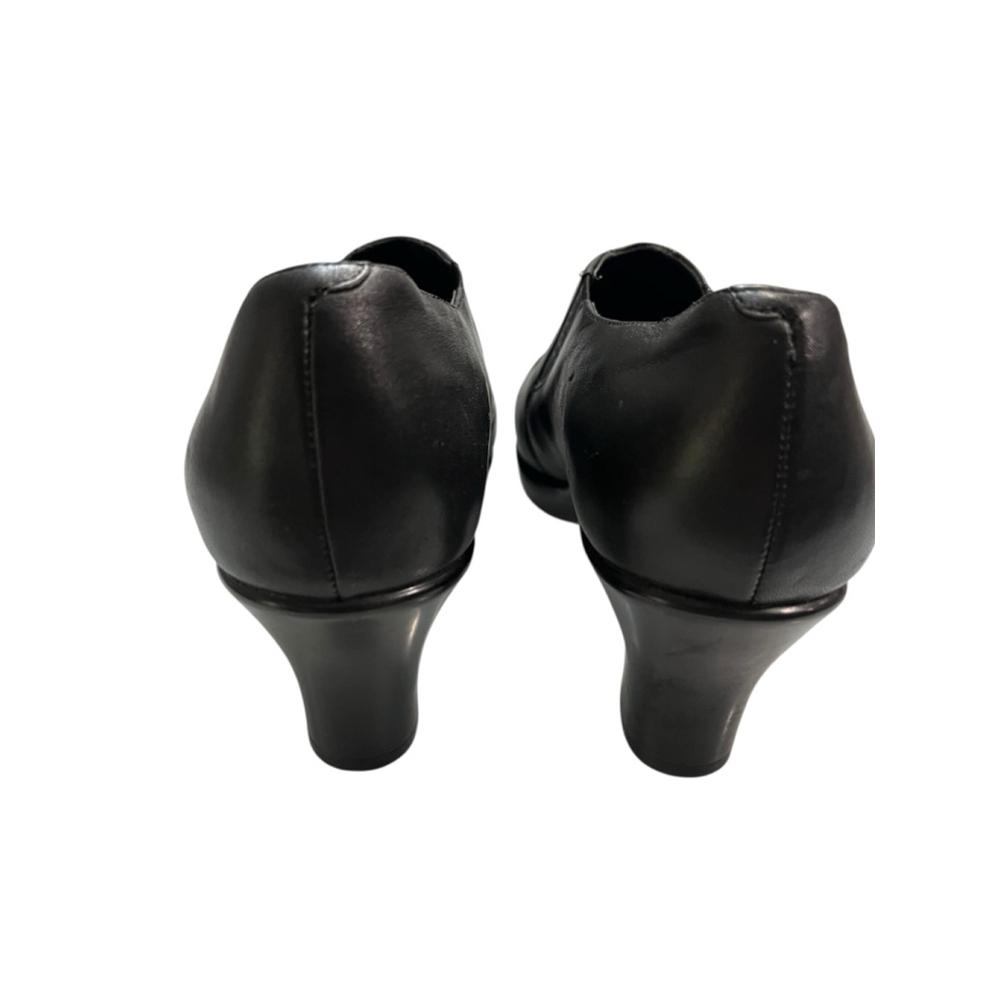 Dansko Bennett Black Nappa Leather Slip On Pumps Size 38 US 7.5 Like New - Picture 5 of 7